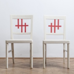 A pair of Art Deco chairs