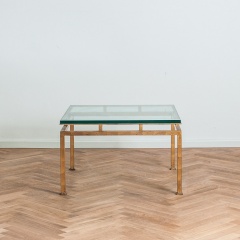 Low Gilded Iron Table
