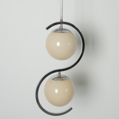 Art Deco balls pendant light